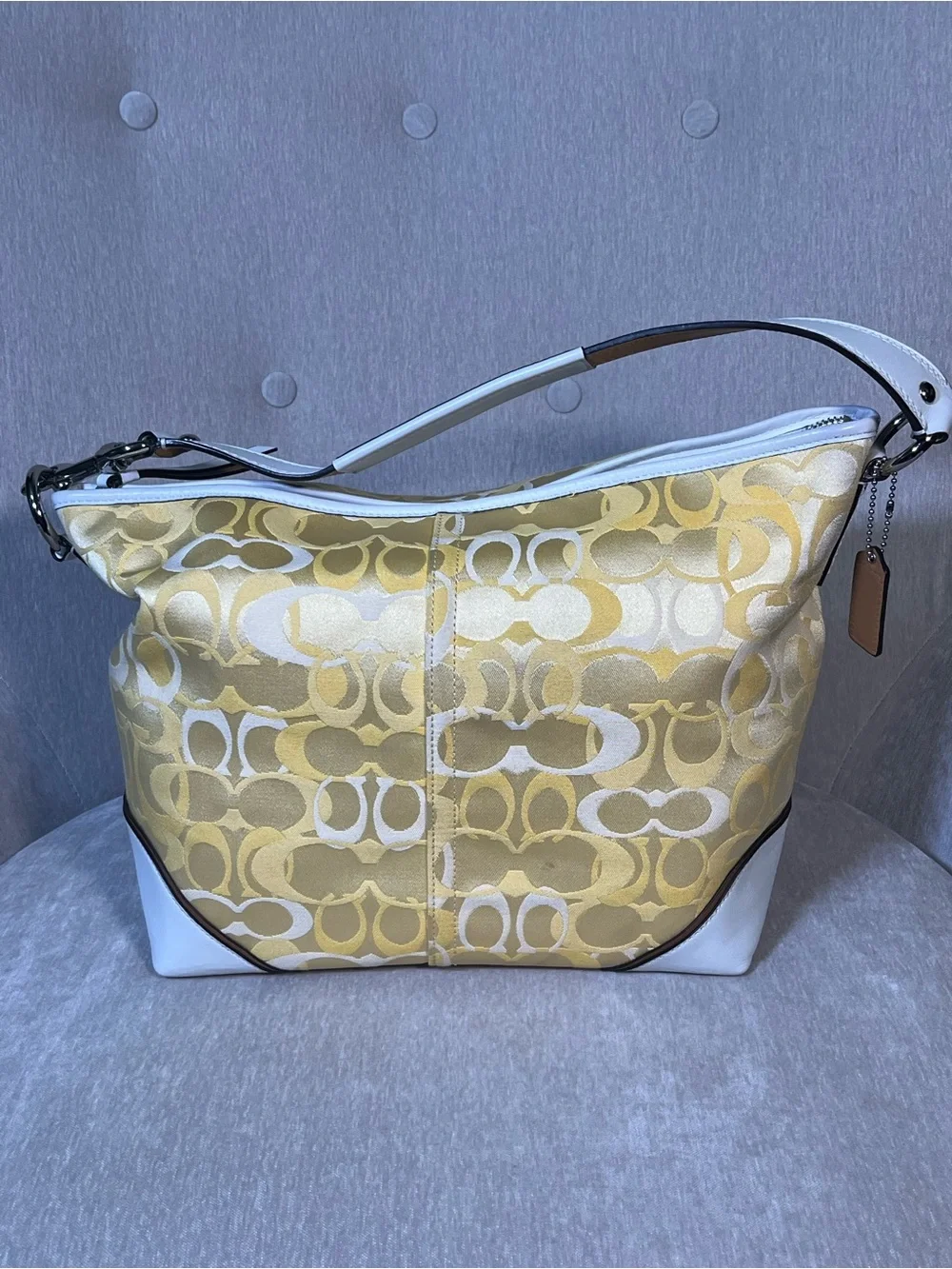 Coach yellow modern everyday